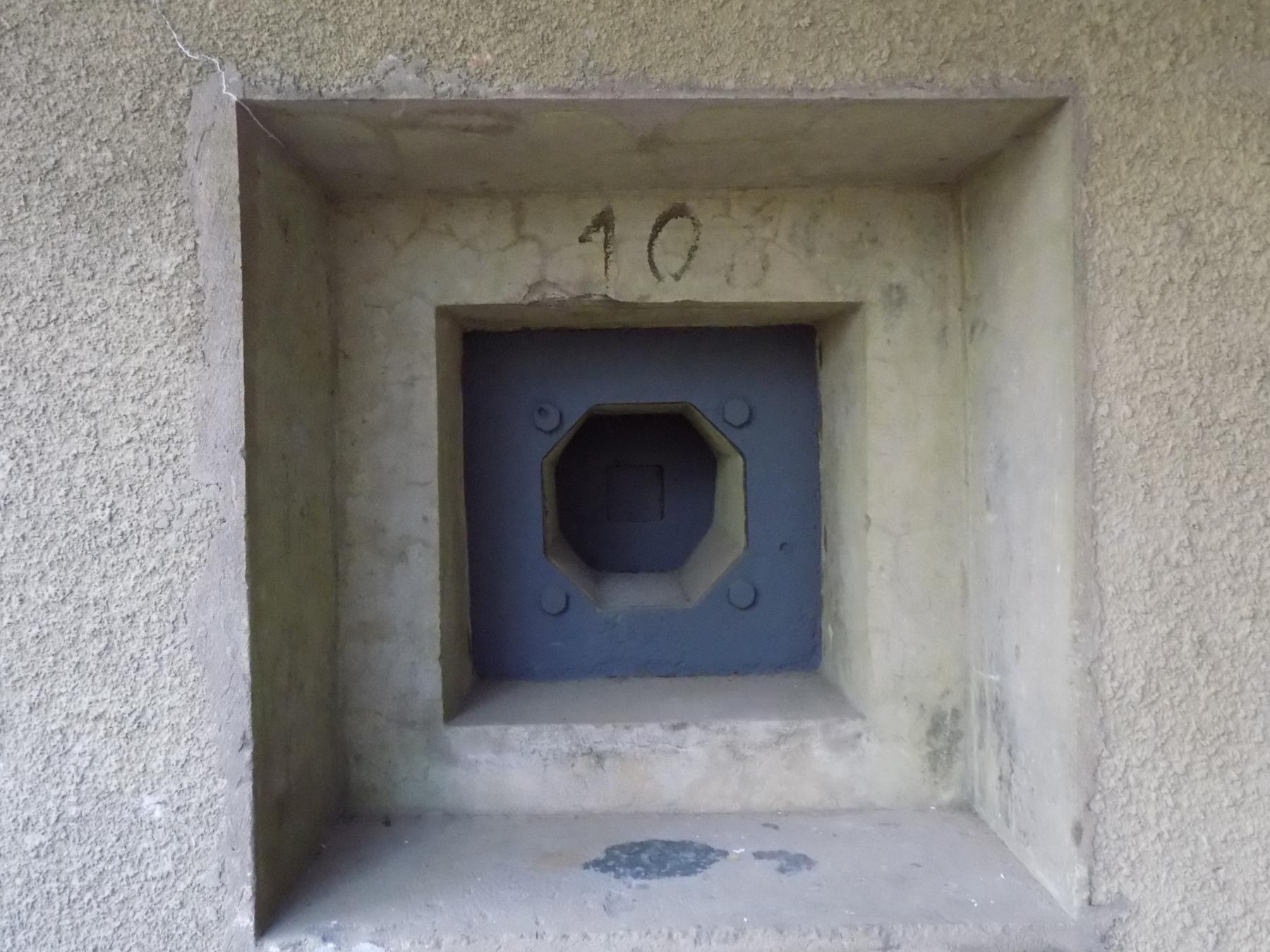 Ligne Maginot - KINDELBERG (QUARTIER CAMP - III/37° RIF) - (Abri) - Créneau de défense d'entrée du coffre ouest