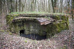 Ligne Maginot - BOIS DE TETING 3 - (Blockhaus pour arme infanterie) - Façade arrière