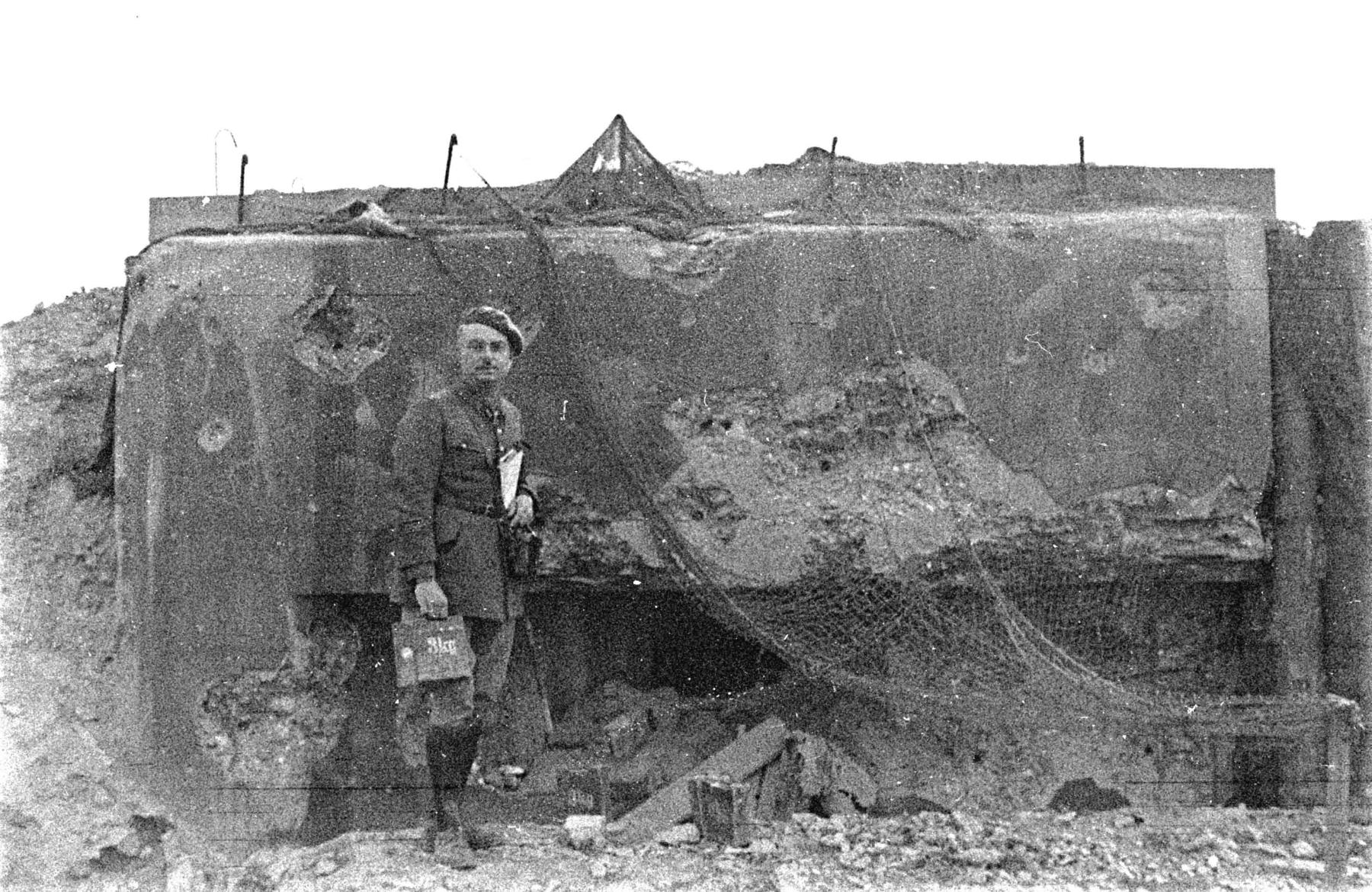 Ligne Maginot - KERNEIS - (Blockhaus pour arme infanterie) - Le blockhaus aprés les combats