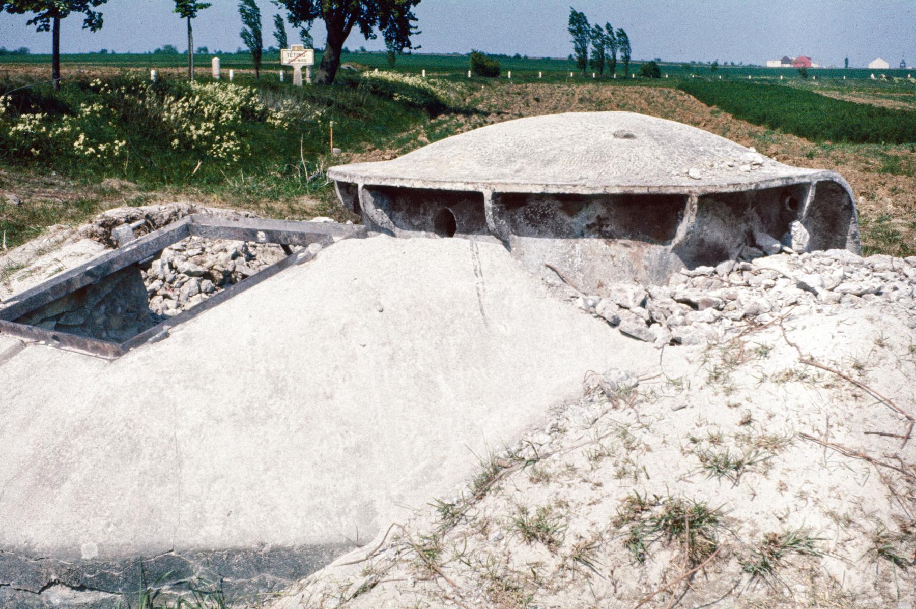 Ligne Maginot - ACP2 - (Blockhaus pour arme infanterie) - La destruction de la casemate