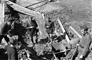 Ligne Maginot - HOCHWALD - (Ouvrage d'artillerie) - Travaux de renforcement de la position sur les avants de l'ouvrage Est
Cne Boutry - SLt Haas