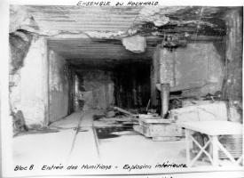 Ligne Maginot - HOCHWALD - (Ouvrage d'artillerie) - Entrée munitions
Destructions allemandes