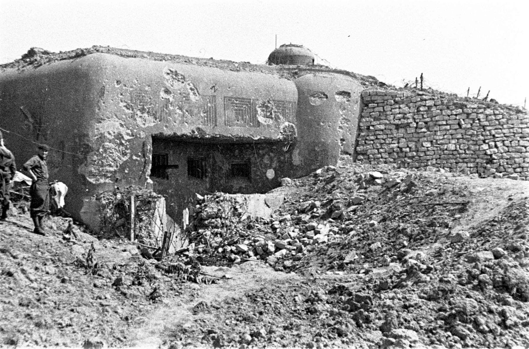 Ligne Maginot - SCHOENENBOURG - (Ouvrage d'artillerie) - Le bloc 6 après les combats