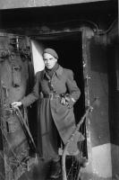 Ligne Maginot - OBERROEDERN NORD - (Casemate d'infanterie - Double) - Le Lt Vialle Henry commandant la casemate à l'entrée de cette dernière