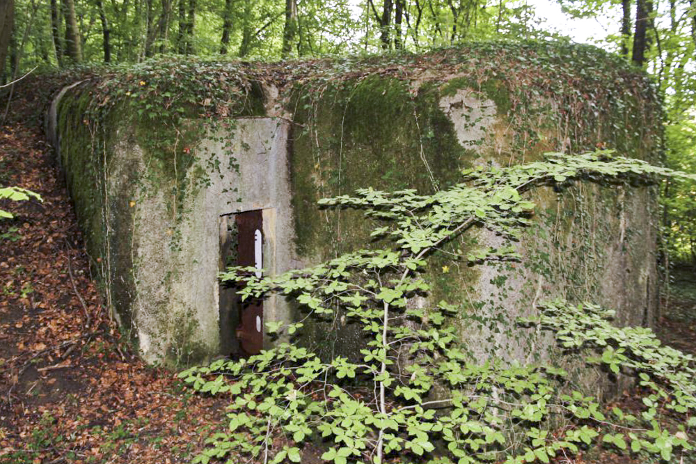 Ligne Maginot - DB27 - (Blockhaus pour canon) - Vu de l'arrière
