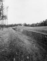 Ligne Maginot - HOCHWALD (FOSSé ANTICHAR DU) - (Obstacle antichar) - Construction du fossé
Vue du fossé et de la casemate  C5