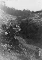 Ligne Maginot - HOCHWALD - REDUIT - (Ouvrage d'infanterie) - Construction de la route menant au Réduit du Hochwald
Mars 1940