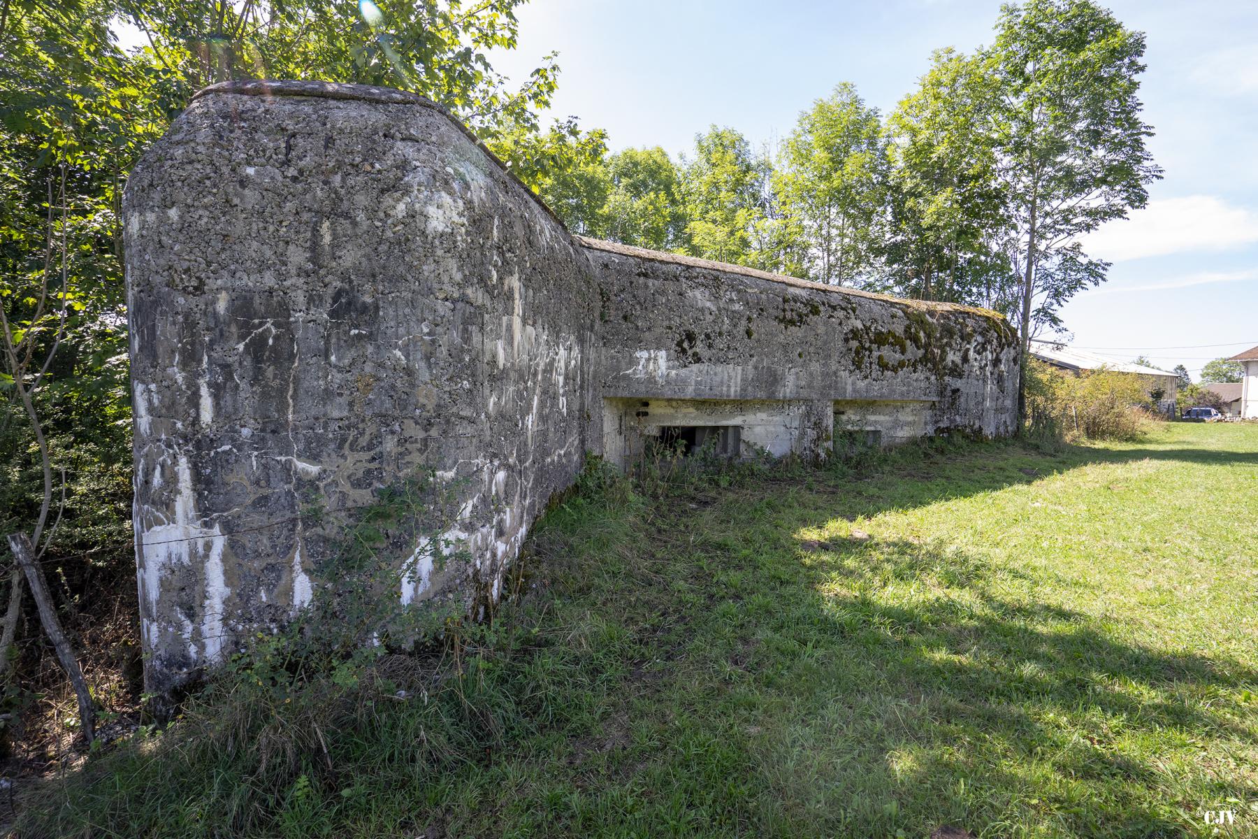 Ligne Maginot - C4 - LE BÉLIEU - (Casemate d'infanterie - Double) - Les créneaux vers le nord