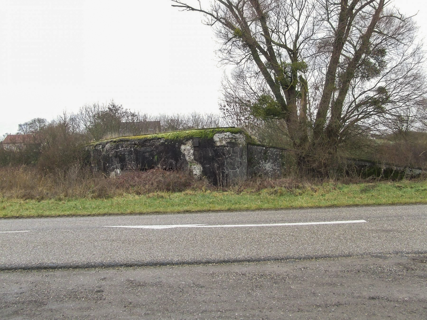 Ligne Maginot - MC39B - MC17 - (Casemate d'infanterie) - Le blockhaus STG MC17 près de la route de Biding.