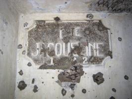 Ligne Maginot - BOIS DE BEUVEILLE - C2 - (Casemate d'infanterie - Simple) - Cartouche 'Jacqueline' dans l'entrée