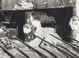 Ligne Maginot - 31/1 - PONT DE BATEAUX DE NEUF BRISACH - (Casemate d'infanterie - Double) - Détail des panneaux de crue protégeant les créneaux des débris charriés par le fleuve