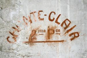 Ligne Maginot - LE TRUC - (Position d'artillerie préparée) - Peinture murale dans le casernement extérieur