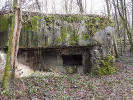 Ligne Maginot - GROS BOIS - C35 - (Casemate d'infanterie - Simple) - La façade de la chambre de tir.