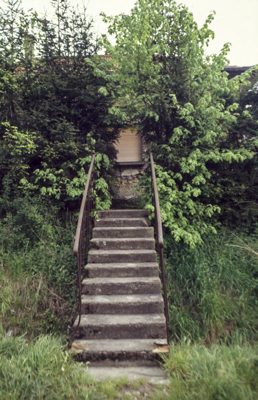 Ligne Maginot - TETERCHEN NORD - (Poste GRM - Maison Forte) - Escalier d'accès.
Etat début années 90