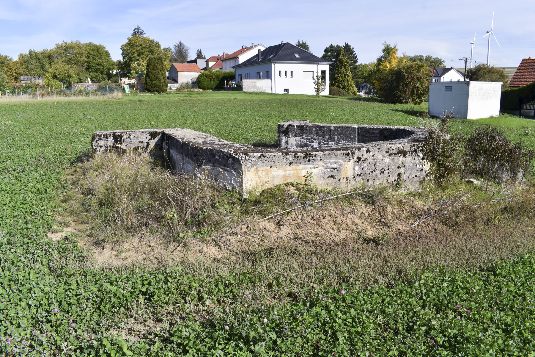 Ligne Maginot - HAGEN SUD -2 - (Blockhaus de type indéterminé) - Vue coté nord/nord-ouest