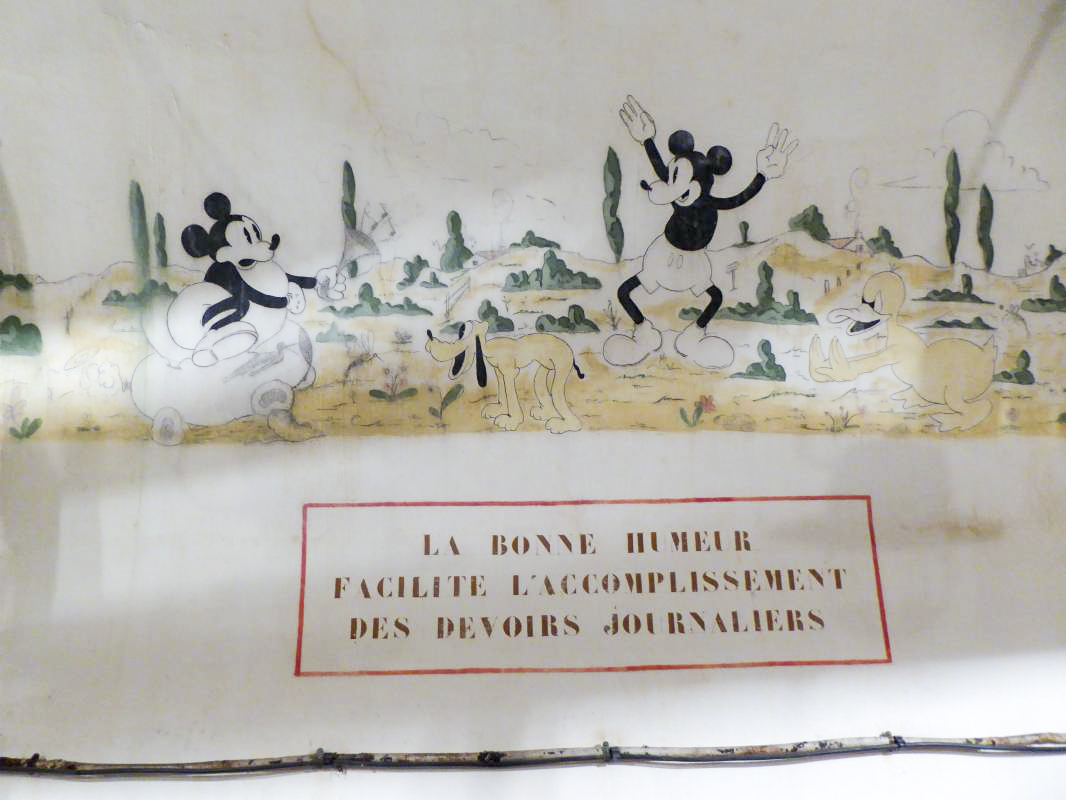 Ligne Maginot - BOUSSE - A24 - (Ouvrage d'infanterie) - Les peintures murales