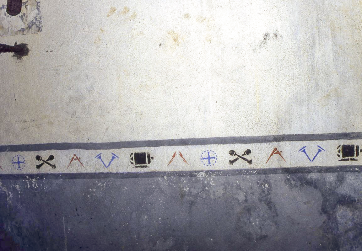 Ligne Maginot - FOND D'HAVANGE - C34 - (Casemate d'infanterie - Simple) - L'étage inférieur
Frise murale dans l'usine
