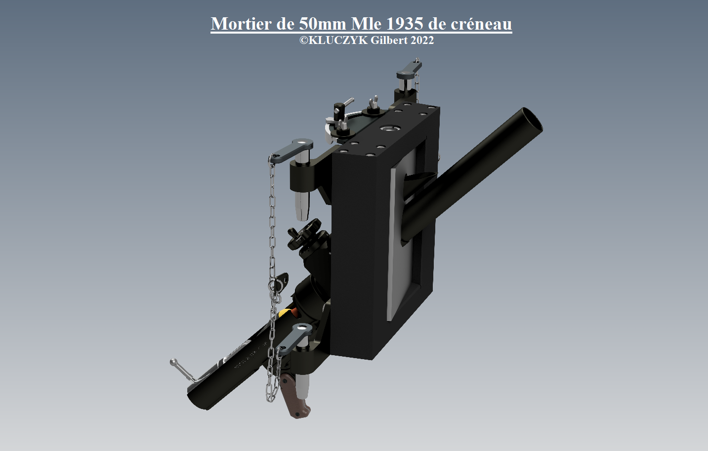 Créneau pour mortier de 50 mm