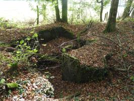 Ligne Maginot - KAISERWALD 2 - (Cuve pour arme d'infanterie) - Les restes de la cuve d'infanterie.