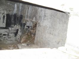 Ligne Maginot - BB1 - ECLUSE NORD - (Blockhaus pour canon) - L’intérieur, l'entrée