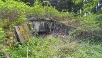 Ligne Maginot - BB7 - (Blockhaus pour canon) - Créneau pour Mitrailleuse Hotchkiss. Flanquant vers les casemates d'Edling