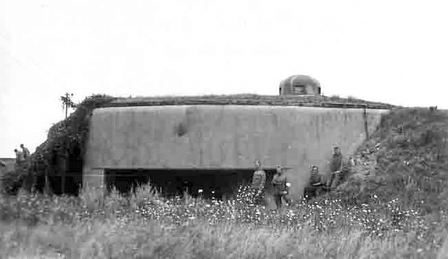 Ligne Maginot - KOENIGSMACKER SUD - C49 - (Casemate d'infanterie - Simple) - Noter le filet de camouflage