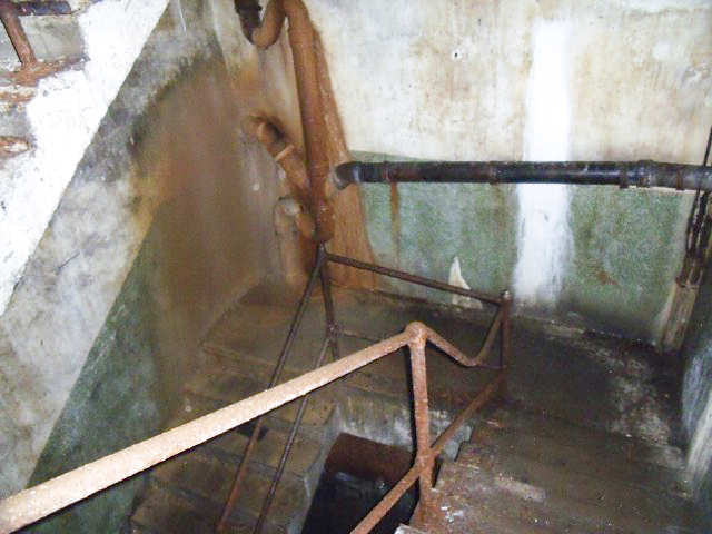 Ligne Maginot - KREKELBUSCH - X15 - (Abri) - Coffre sud
Le puits et les escaliers menant vers la partie souterraine de l'abri