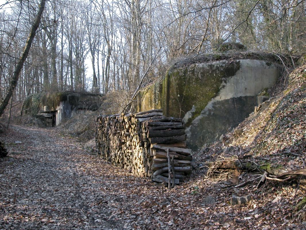 Ligne Maginot - NONNENBERG - X17 - (Abri) - Avant merlonnage de l'abri