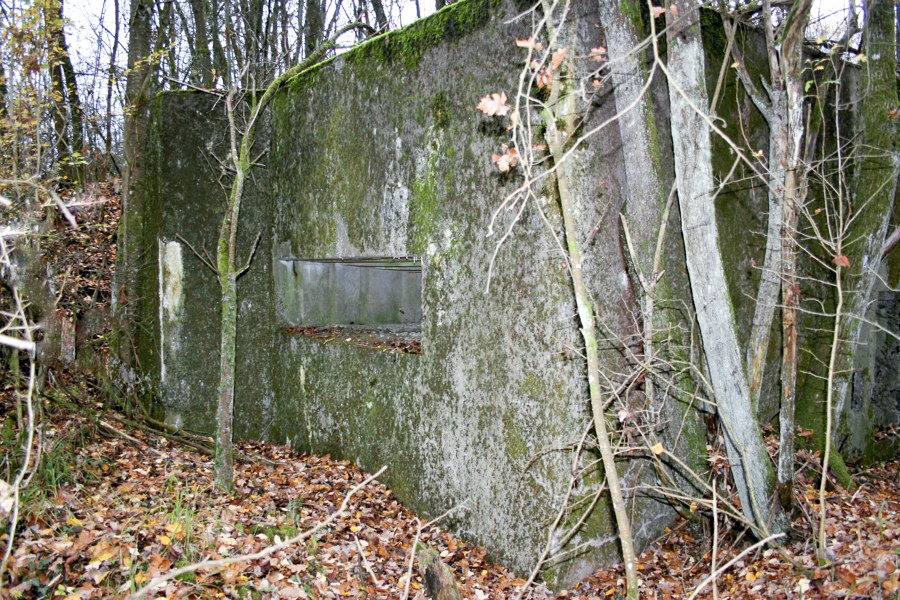 Ligne Maginot - BB339 - ROHRBUSCH - (Blockhaus pour canon) - Le créneau de tir