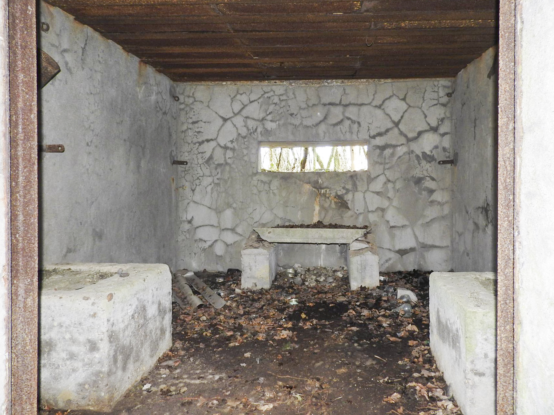 Ligne Maginot - AB32-D - LANDERT SUD - (Blockhaus pour canon) - La chambre de tir.