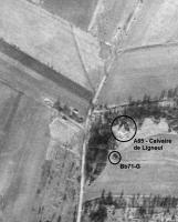Ligne Maginot - A65 - CALVAIRE DU LIGNEUL - (Casemate d'infanterie - Double) - L'absence de puits de cloche, et la forme du mur de tête montrent une casemate de type A