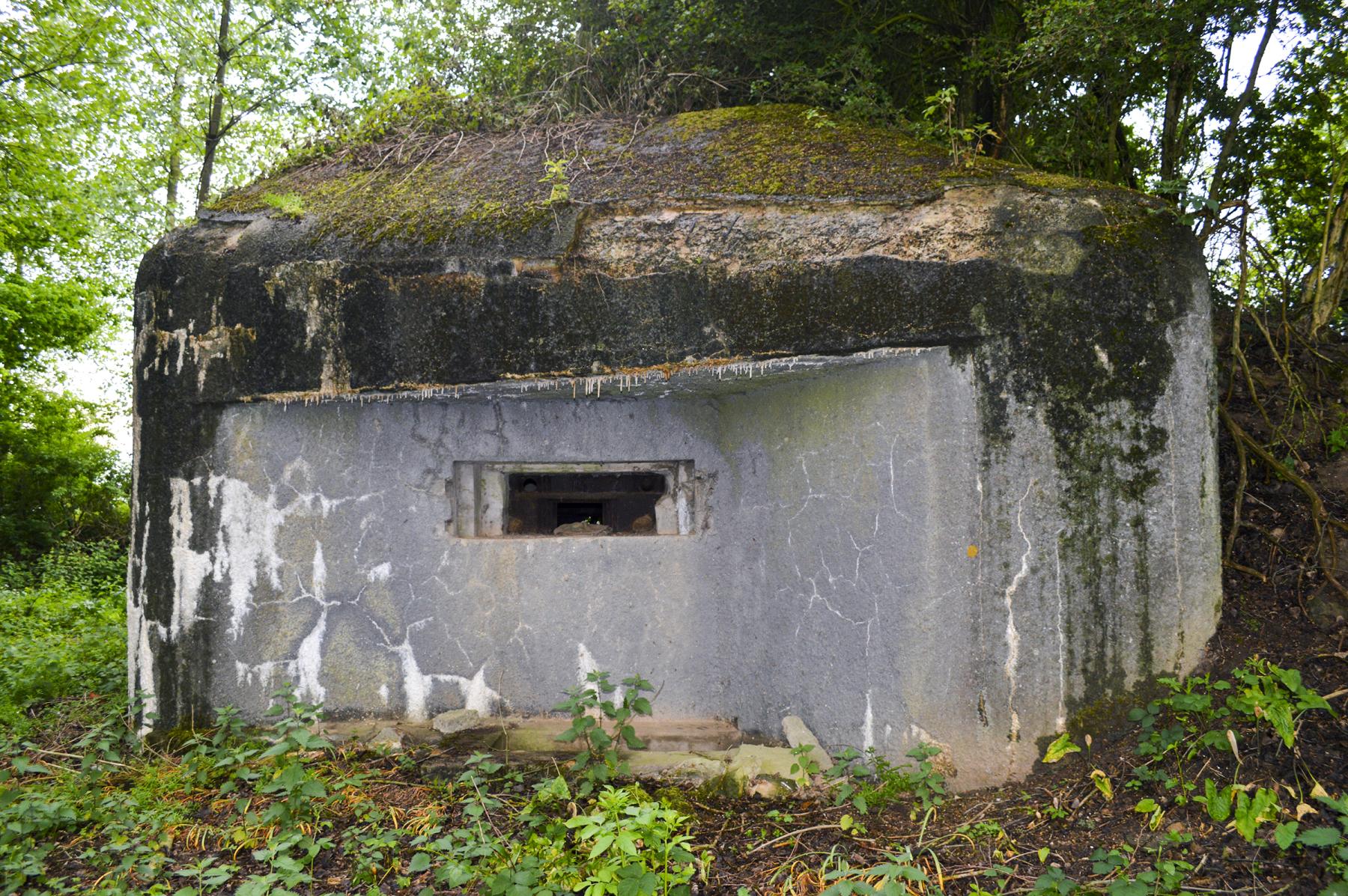 Ligne Maginot - B540 - RUAINCE - (Blockhaus pour canon) - Façade Est