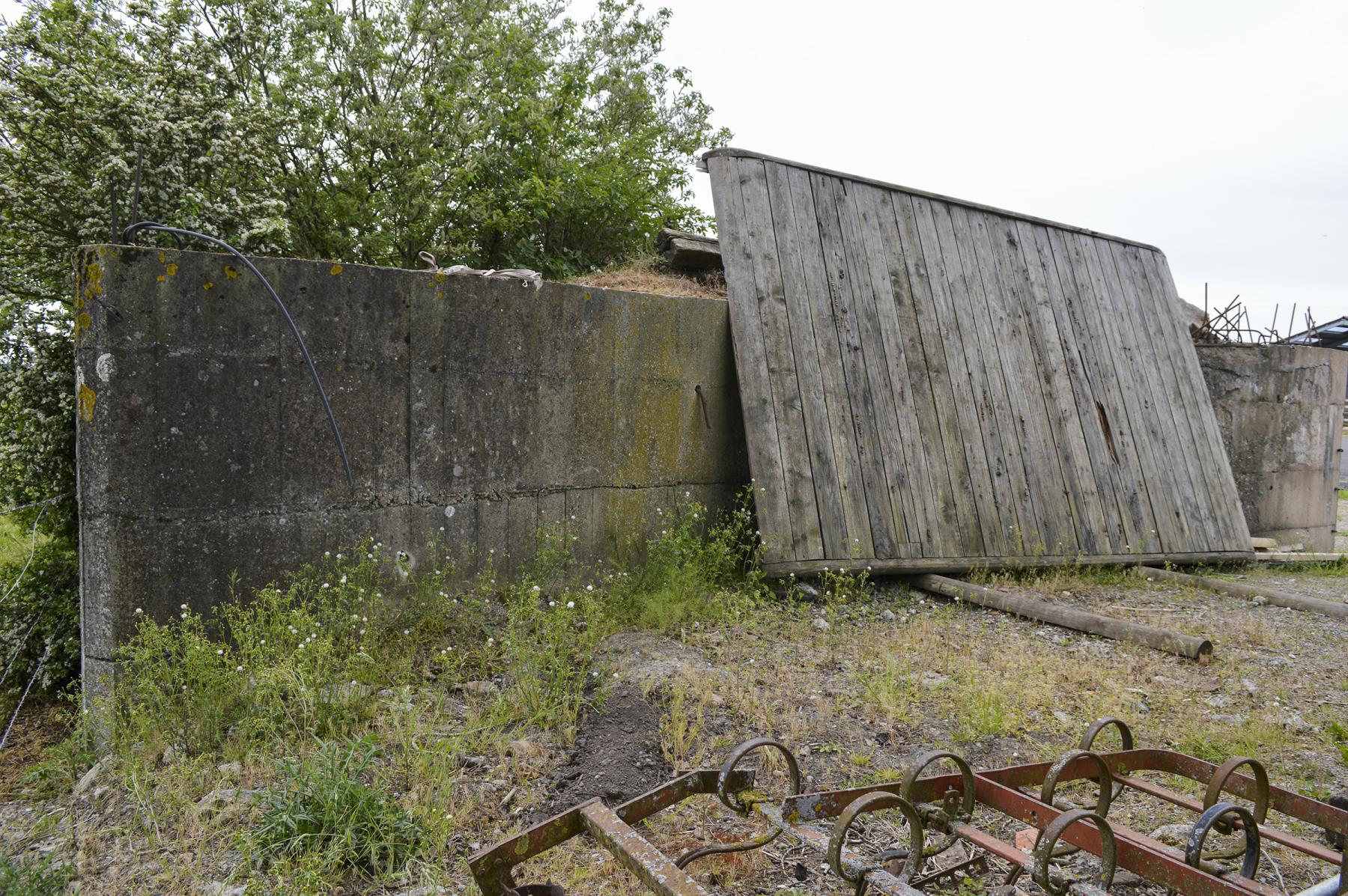 Ligne Maginot - BEF 349 - BOIS DES TOURELLES - (Blockhaus pour canon) - Le toit est inachevé