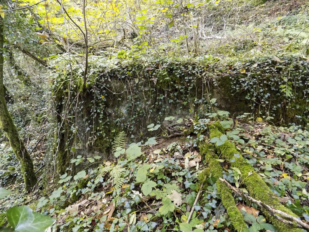 Ligne Maginot - BB82-C - LE HETRE - (Blockhaus pour canon) - Face frontale