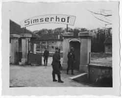 Ligne Maginot - LEGERET - (Camp de sureté) - Le portail d'entrée du camp du Legeret 