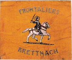 Ligne Maginot - Compagnie de Gardes Frontaliers (CGF) - Fanion de la section de Brettnach