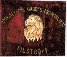 Ligne Maginot - Compagnie de Gardes Frontaliers (CGF) - Fanion de la section de Filstroff