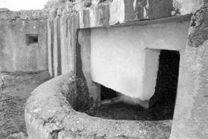 Ligne Maginot - SAINT DALMAS LE SELVAGE (SD) - (Ouvrage d'infanterie) - Bloc 1
Le bloc mitrailleuse et la cuve pour mortier