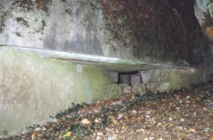Ligne Maginot - AB8 - (Blockhaus pour canon) - Le créneau