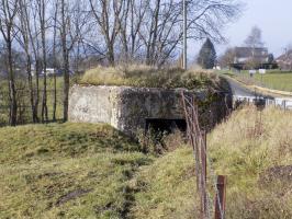 Ligne Maginot - 83B - BOIS DORVILLE OUEST - (Blockhaus pour canon) - L'arrière, l'entrée AC
