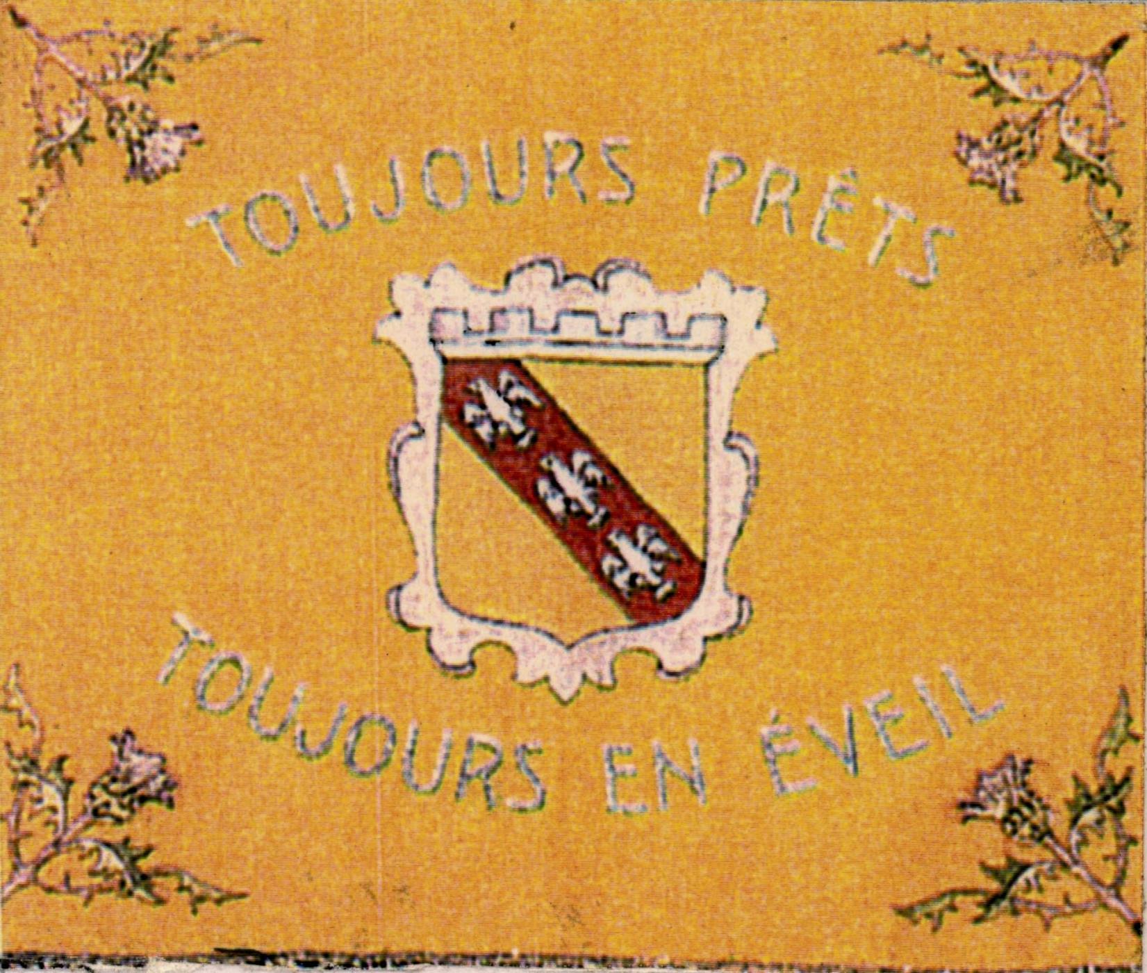 Ligne Maginot - Compagnie de Gardes Frontaliers (CGF) - Fanion de la section de Tromborn