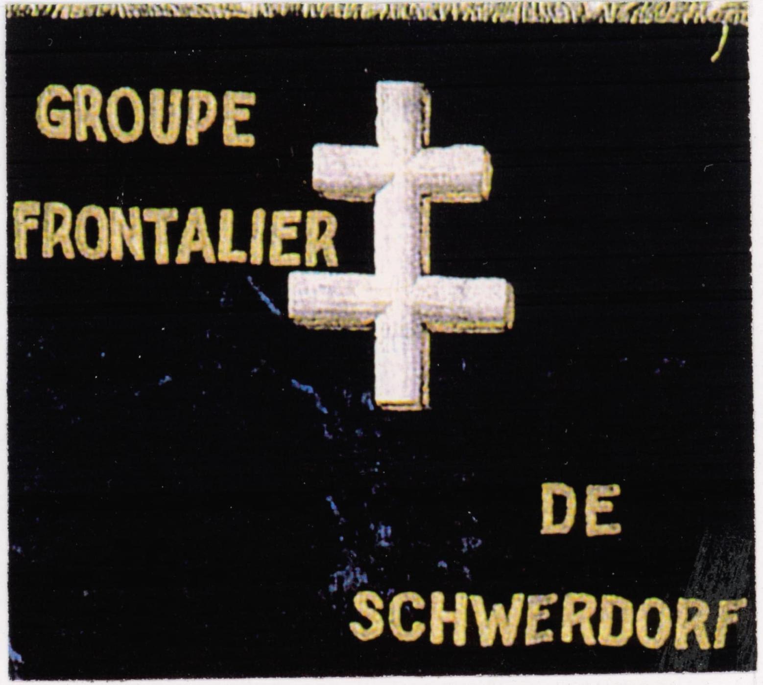 Ligne Maginot - Compagnie de Gardes Frontaliers (CGF) - Fanion de la section de Schwerdorff