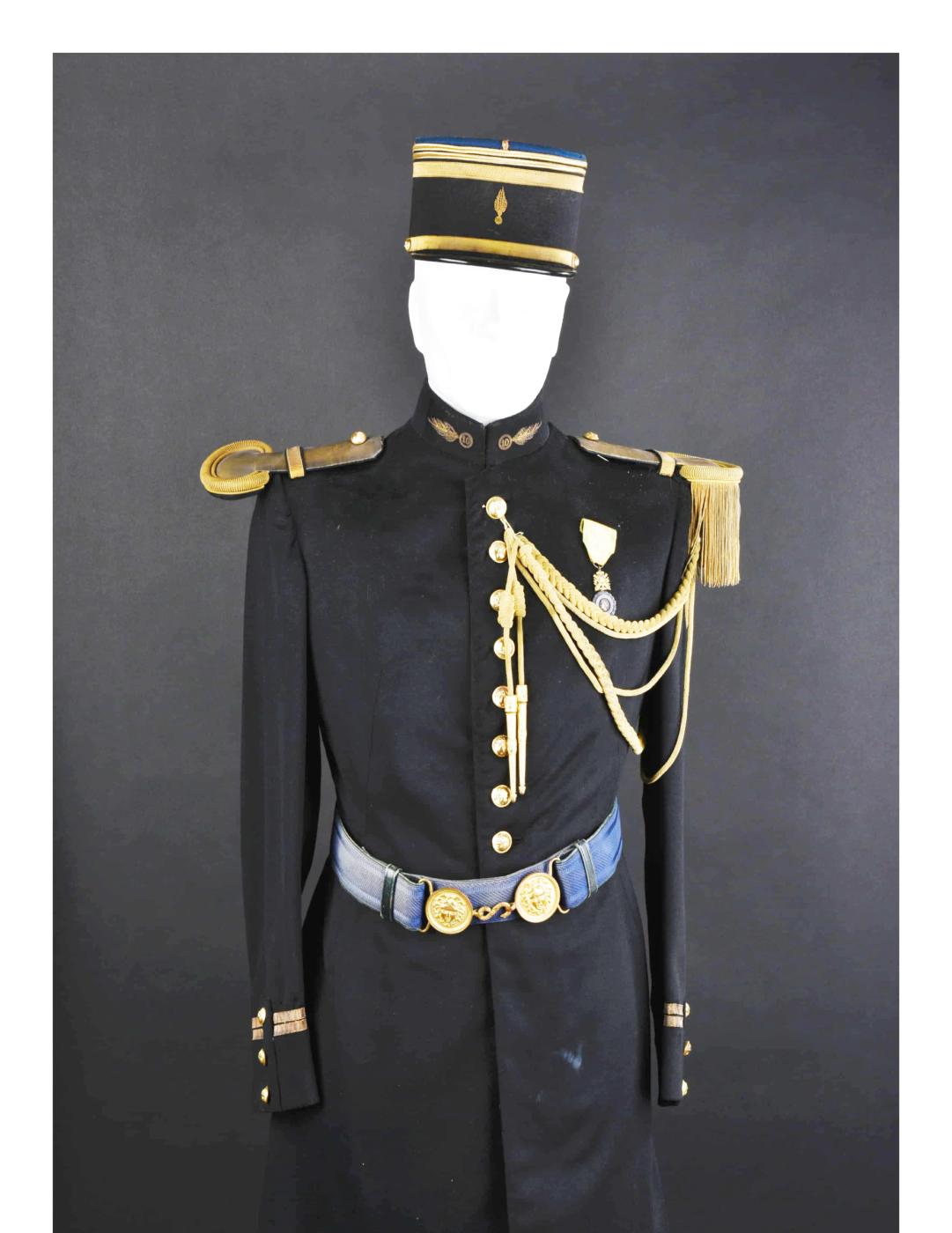 Ligne Maginot - Garde Républicaine Mobile (GRM) - Grande tenue de lieutenant de la 10° Légion de la Garde Républicaine Mobile