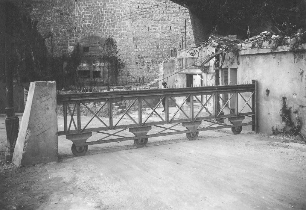 Ligne Maginot - PONT SAINT LOUIS (BARRAGE RAPIDE) - (Blockhaus pour canon) - Pont Saint Louis en 1940
Photo 1° armée italienne