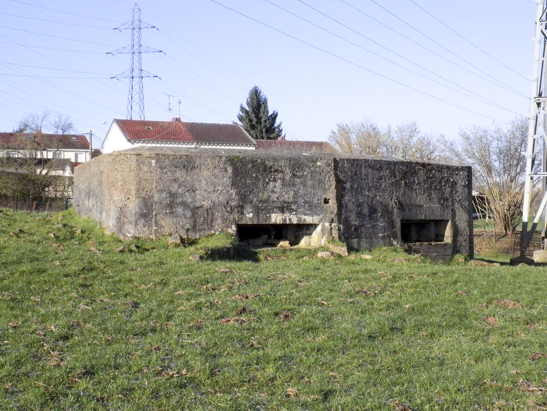 Ligne Maginot - BB77-B - LES HACHES EST - (Blockhaus pour canon) - Face frontale
