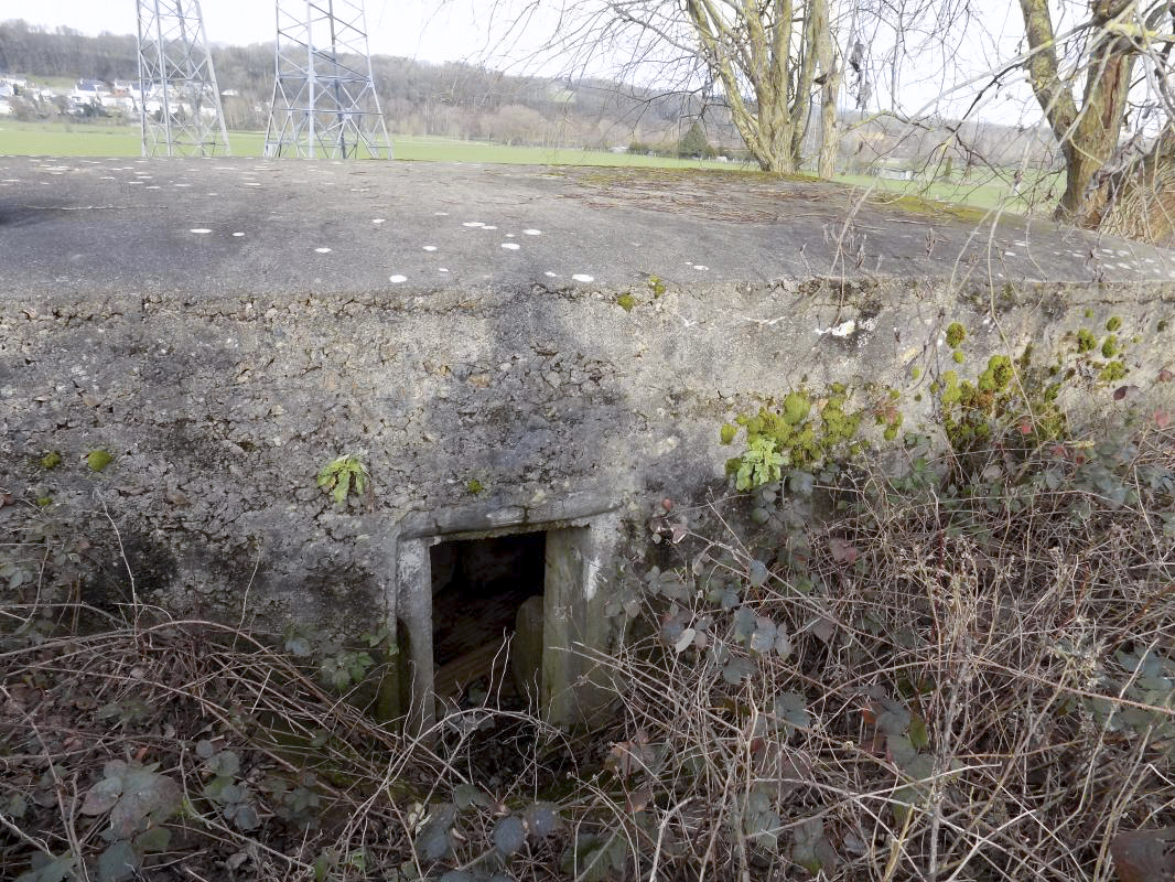 Ligne Maginot - BB77 - LES HACHES OUEST - (Blockhaus pour canon) - L'entrée