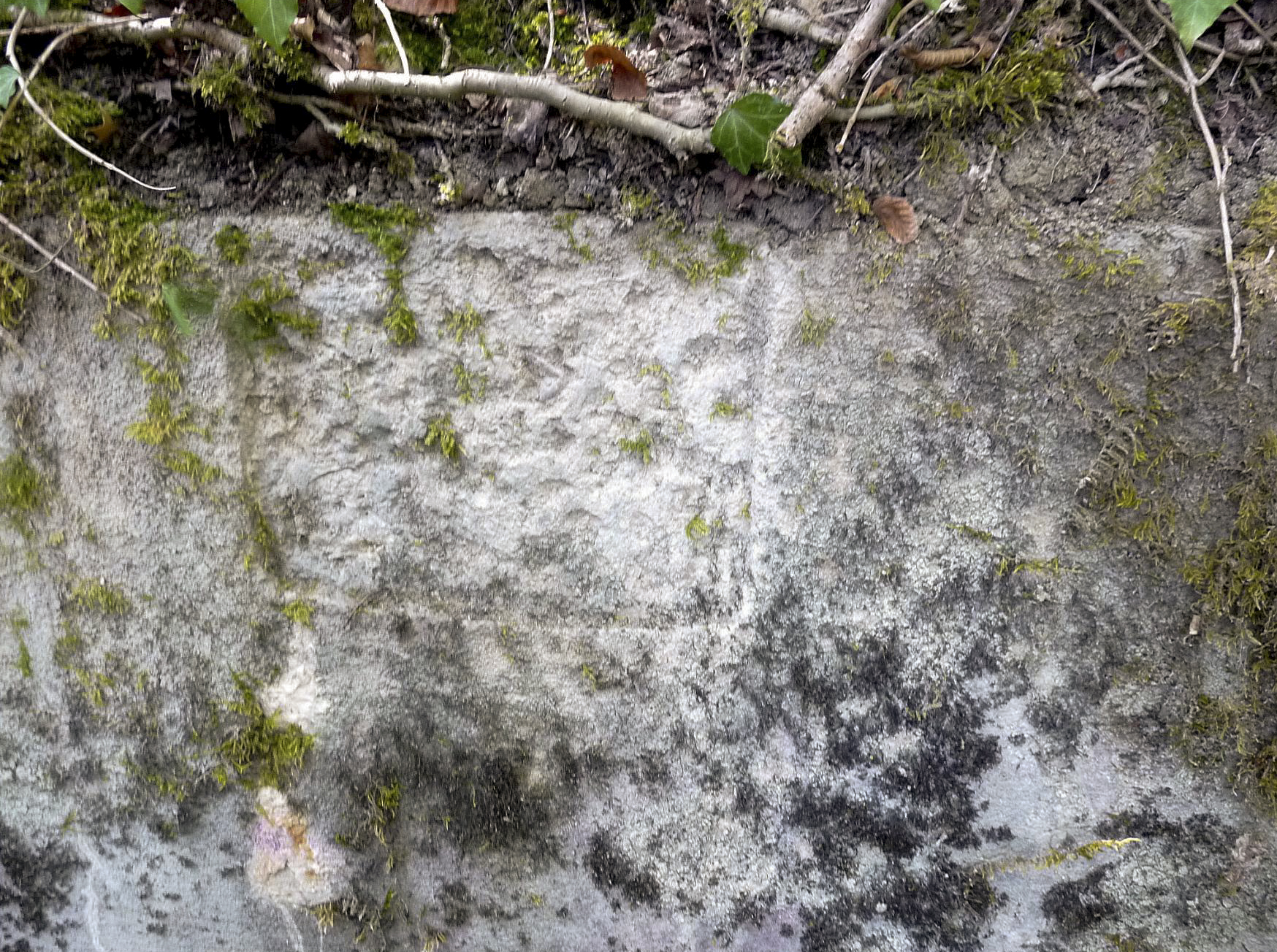 Ligne Maginot - STEINBESCH SUD - (Blockhaus pour canon) - Reste probable d'une inscription ou d'un cartouche