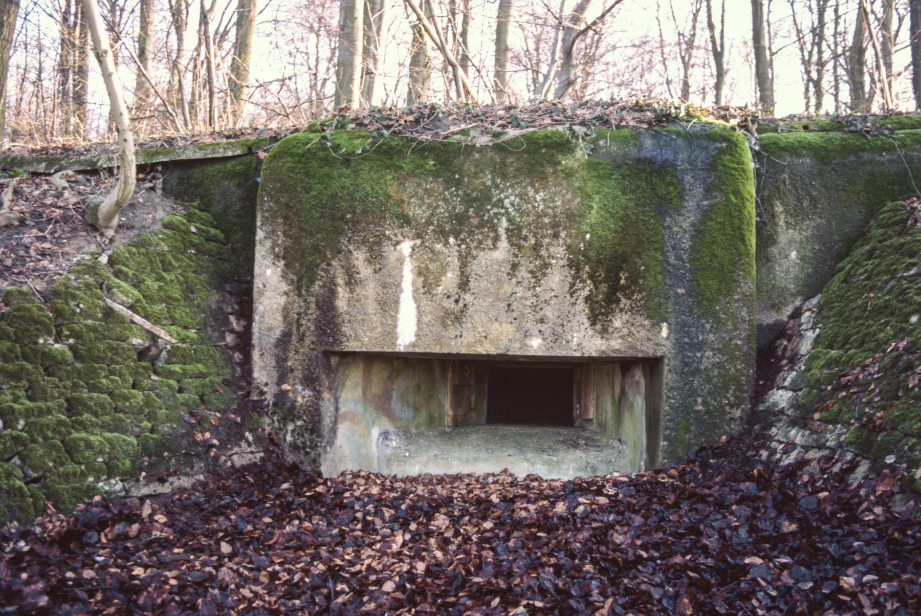 Ligne Maginot - AB12 - (Blockhaus pour canon) - Créneau de tir principal