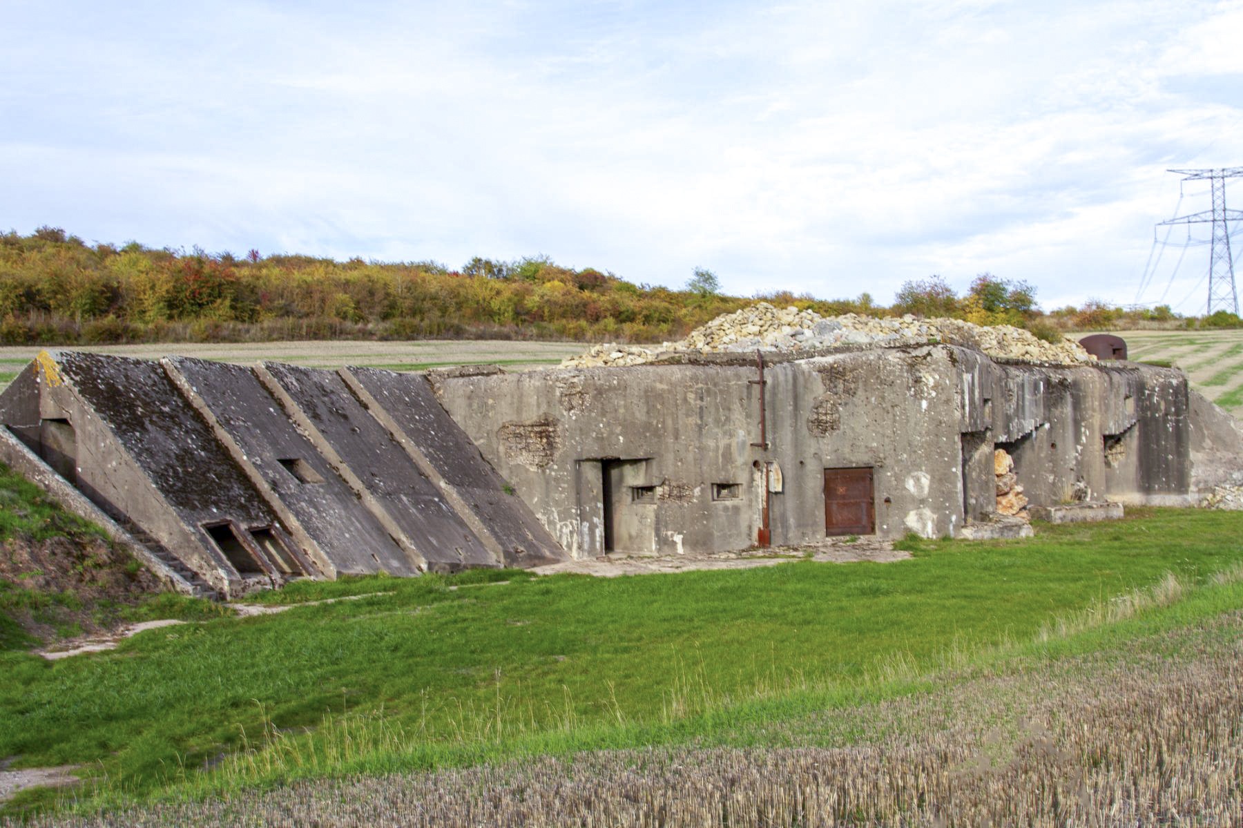 Ligne Maginot - BOVENBERG - BCA2 - (Casemate d'artillerie) - Vue générale de la casemate