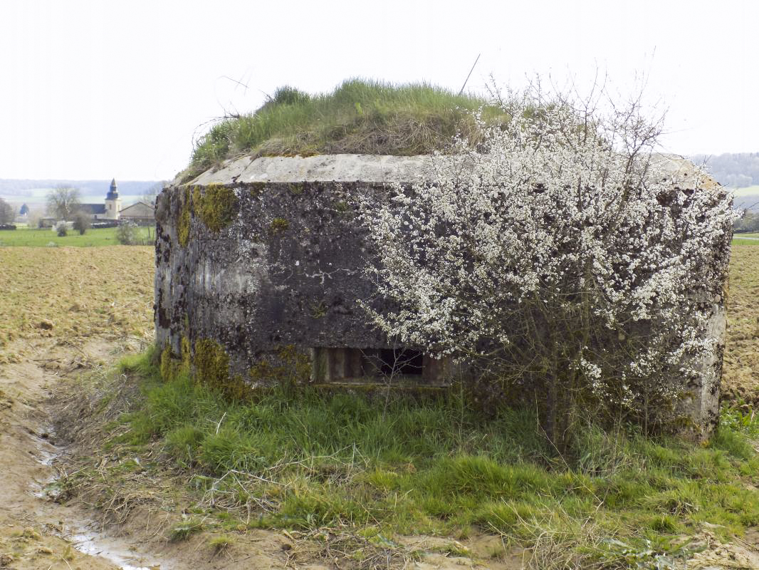 Ligne Maginot - 3C - FONTAINE ST PIERRE - (Blockhaus pour arme infanterie) - Face gauche